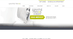 Desktop Screenshot of lunaticfringesalon.com